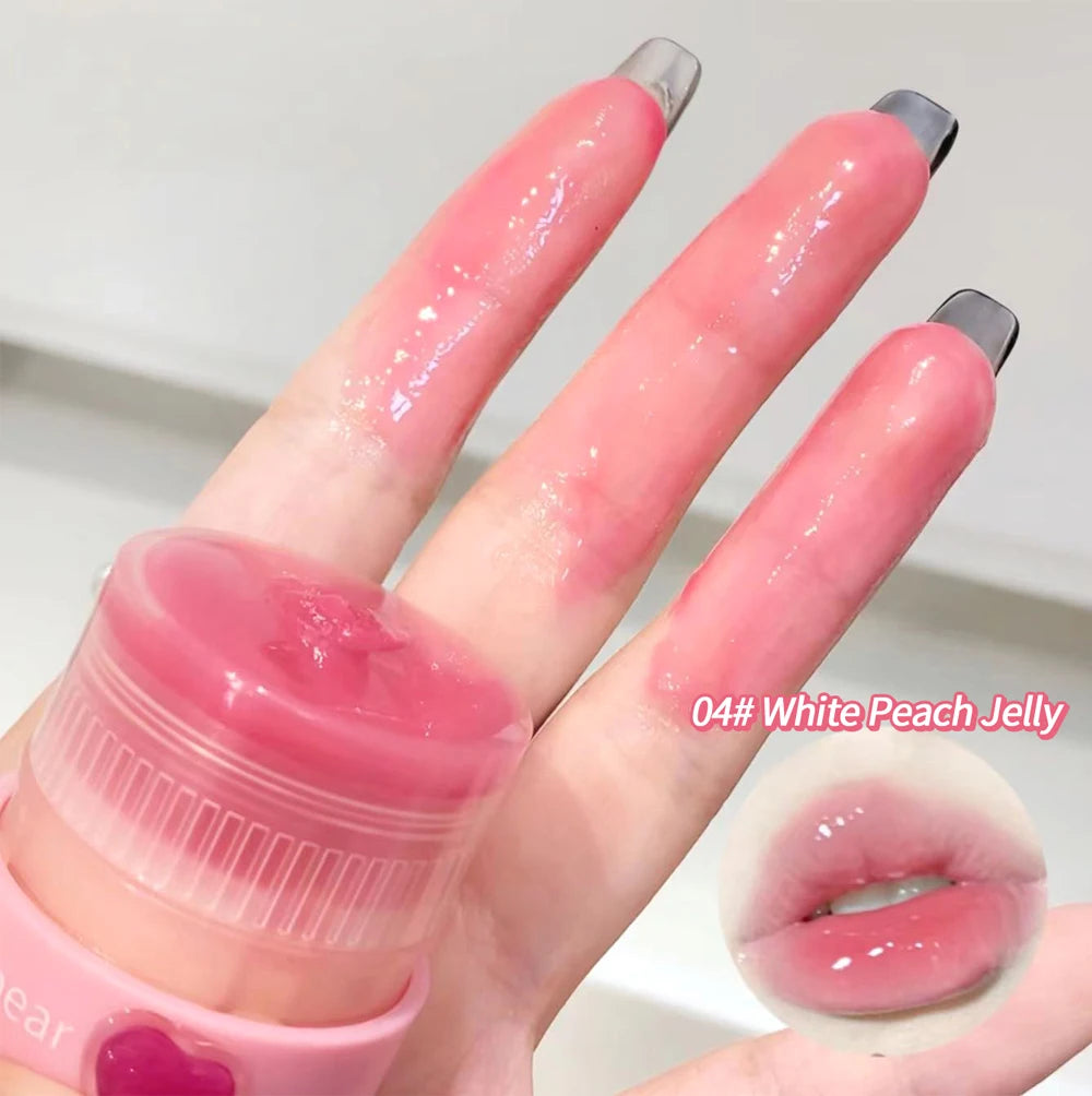 Gege Bear Hydrating Tinted Lip Essence – Feuchtigkeitsspendendes, wasserglanzendes Finish, jugendlicher und makelloser Lippenbalsam im koreanischen Stil