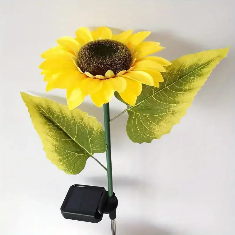 Peach Forest Solar-Sonnenblumen-Gartenleuchte – LED, Wasserdicht, Windresistent | CCC/CE/RoHS | 1- & 3-köpfig | Garten & Terrasse
