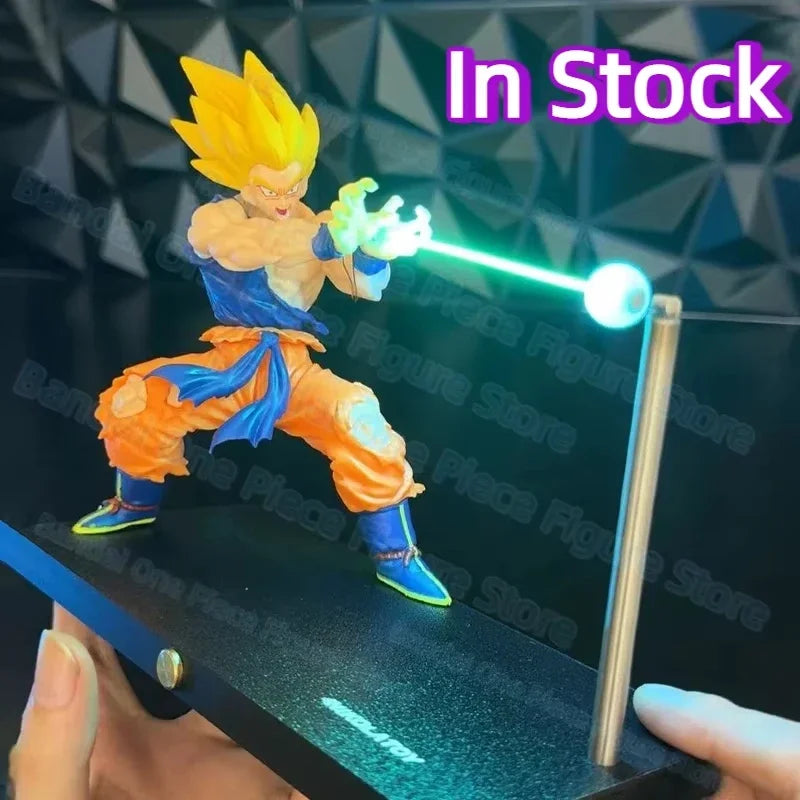 Auf Lager Dragon Ball Z Son Goku Kamehameha Lampe Anime Charaktere Sammler Spielzeug Ein Geburtstagsgeschenk Ornamente Dekorationen