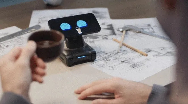 LOOI Roboter Smart Toy Verwandeln Sie das Smartphone in einen Desktop-Roboter. Magnetische mobile KI-Geste, Gesichtserkennung, GPT-Sprachdialog-Spielzeug