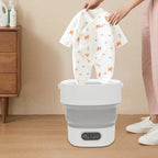 Faltbare Mini-Waschmaschine – 13 L, 22 W, 3 Programme, EU-Stecker, Versand aus DE