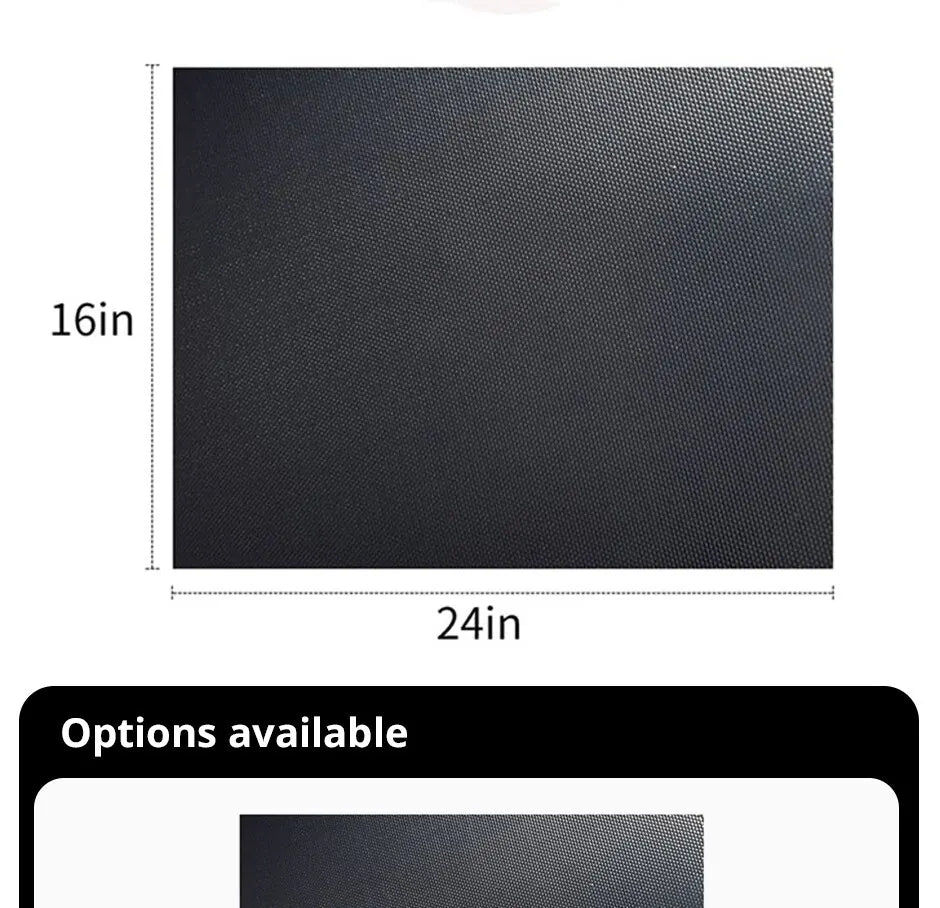 24x16 zoll wieder verwendbare bbq grill matte non stick große grill platte backofen folie zum backen kochen leicht zu reinigen