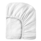 Bequeme Baumwollbettlaken, weiche und atmungsaktive Babybett-Spannbettlaken, Matratzenbezug für Kleinkinder