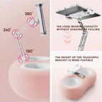 Tablet-Kissenständer, faltbar, tragbar, flexibel, für Telefone, Medienhalter, mehrere Winkel verstellbar, zum Lesen, Tablet-Kissenständer