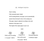 Induktion Toilettenpapierhalter Regal Automatische Papier Aus Wc Papier Rack Wand-Wc Papier Spender Badezimmer Zubehör