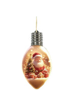 6 Stück Wunschflasche Weihnachtsbaum Anhänger Dekoration Acryl Weihnachtsanhänger Kinder Geburtstag Party Geschenke Weihnachtsschmuck