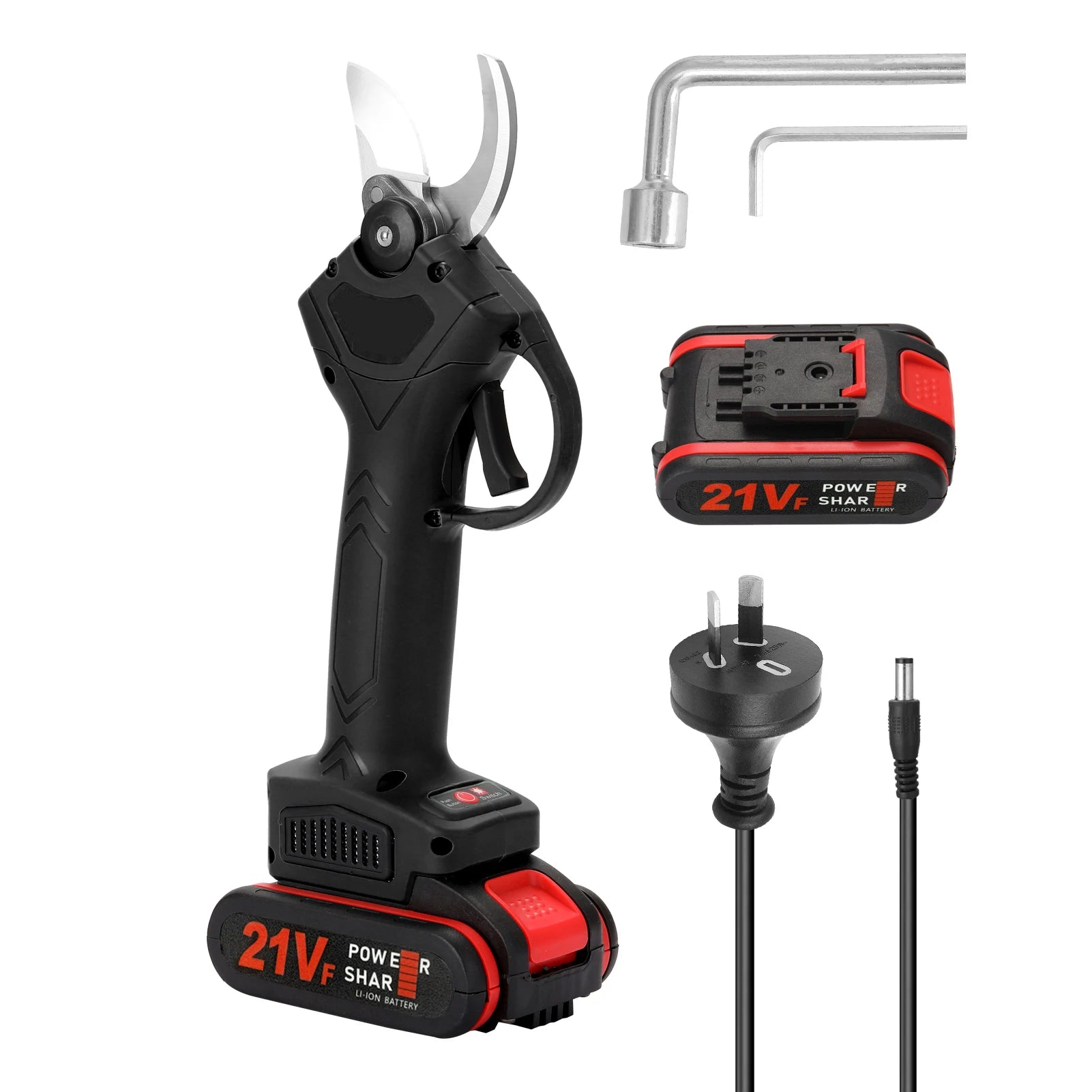 800 W kabellose elektrische Gartenschere, elektrische Gartenschere, Gartenschere, Werkzeuge, Gartenschere, 21 V wiederaufladbare Batterie, Gartenschere