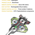 Fernbedienung Flugzeug V17 Jet Fighter Stunt Rc Flugzeug 360 °   Kreisendes ferngesteuertes Kampfflugzeug-Modellspielzeug mit LED-Leuchten