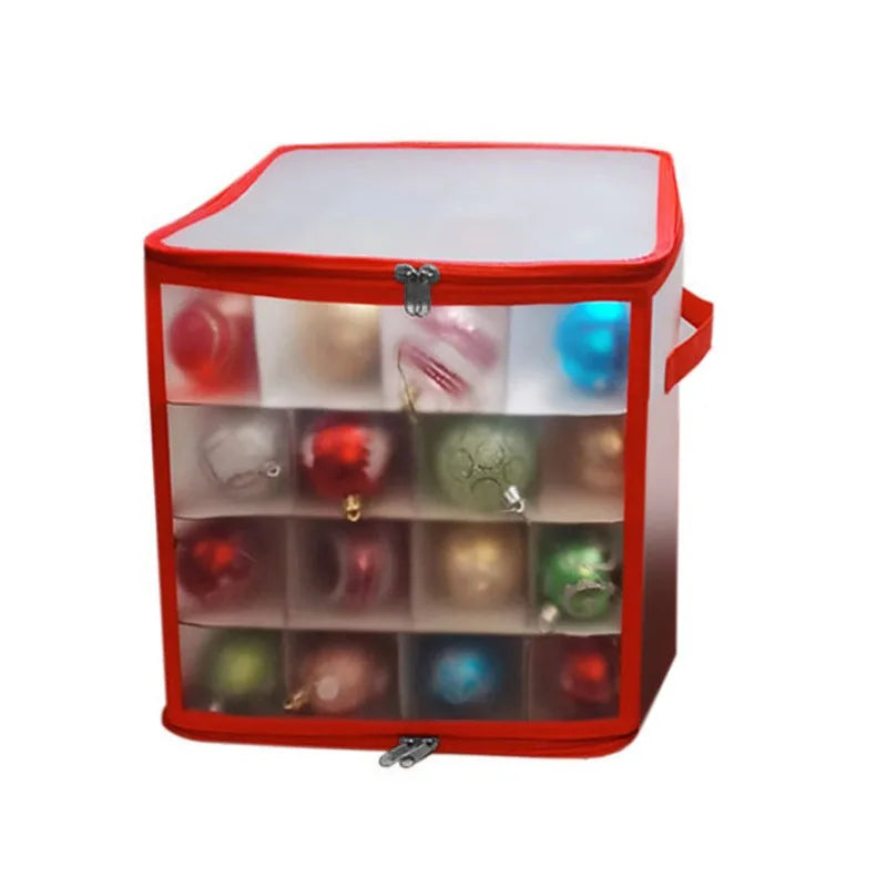 64-Grid Baubles Lagerung Box Weihnachten Bälle Lagerung Weihnachten Baum Dekorationen Organizer Flitter Lagerung Teiler Spielzeug Lagerung Box