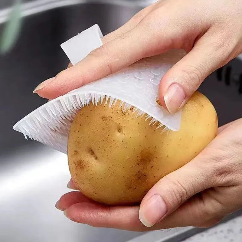 Küchen-Reinigungsbürste – Wiederverwendbar für Geschirr, Obst & Gemüse | 1, 3 oder 5 Stück