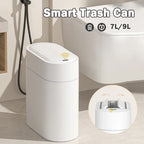9L Sensor-Mülleimer mit Deckel, Zwei-Wege-Automatikverpackung, Adsorption, Mülleimer, Zuhause, Küche, Toilette, schmaler Schlitz, Wandmontage-Abfallbehälter