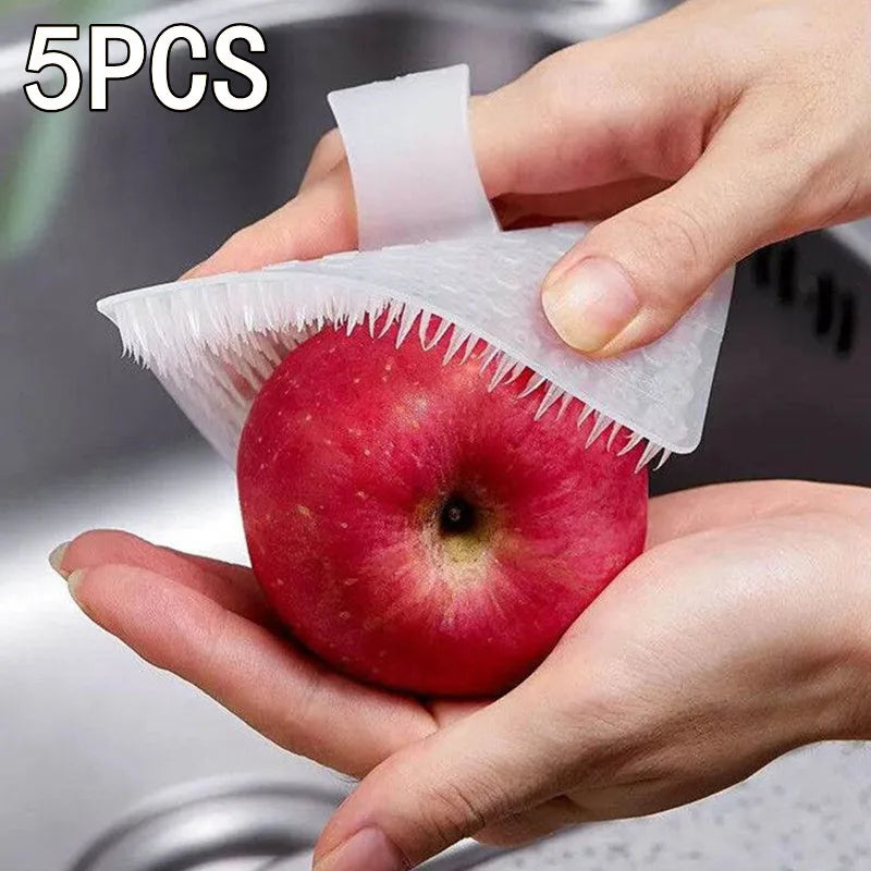 Küchen-Reinigungsbürste – Wiederverwendbar für Geschirr, Obst & Gemüse | 1, 3 oder 5 Stück