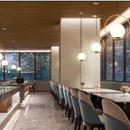 Nordische Glaskugel Pendel leuchten Messing schwarz Hängelampe modernes Wohnzimmer Esszimmer Schlafzimmer Dekor Decken leuchte Haus Lampen für Schlafzimmer Wohnzimmer Korridor Licht Balkon Lichter Decken leuchten