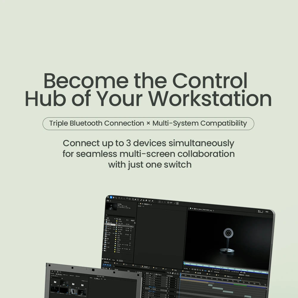 NILLKIN Klappbare Bluetooth-Spieltastatur, kabellos, iPad, Handy, Tablet, universelles Notebook, kompakt, tragbar, Gaming-Tastatur