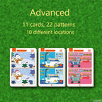 Ein pädagogisches Fehlerspiel: wiederverwendbares Wischpapier für das Konzentration und Aufmerksamkeitstraining