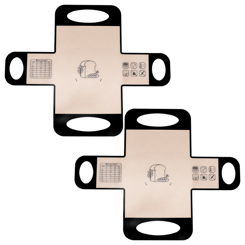 2Pcs Silikon Brot Laib Pan Liner Wiederverwendbare Brot Matte Hitzebeständige Brot Backen Matte mit Griff für Backen Küche Zubehör