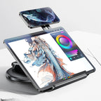 Tablet-Ständer, iPad, Desktop, magnetischer Handyständer 360° °   Drehbarer, zusammenklappbarer, spezieller Ständer für Live-Malerei im Büro