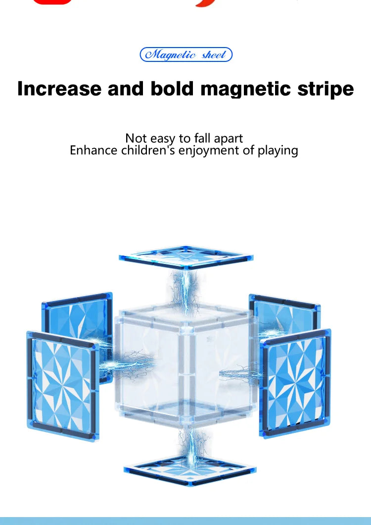 Kinderspielzeug, magnetische Fliesen, Frozen-Set, Klassenzimmer-Essentials, Magnet-Bauspielzeug für Kleinkinder, Vorschule, Montessori-Lernspiele für