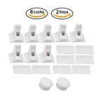 Magnetisches Baby-Sicherheits schloss Kinderschutz unsichtbare Schubladen verriegelung Schrank türschloss begrenzer Kinder sicherheit