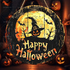 2D-Halloween-Party-Dekoration, Holzschild, Kürbis, Geist, Fledermaus, Trick oder Treat, Wandbehang, Schild für Haustür, Heimdekoration, Kindergeschenke