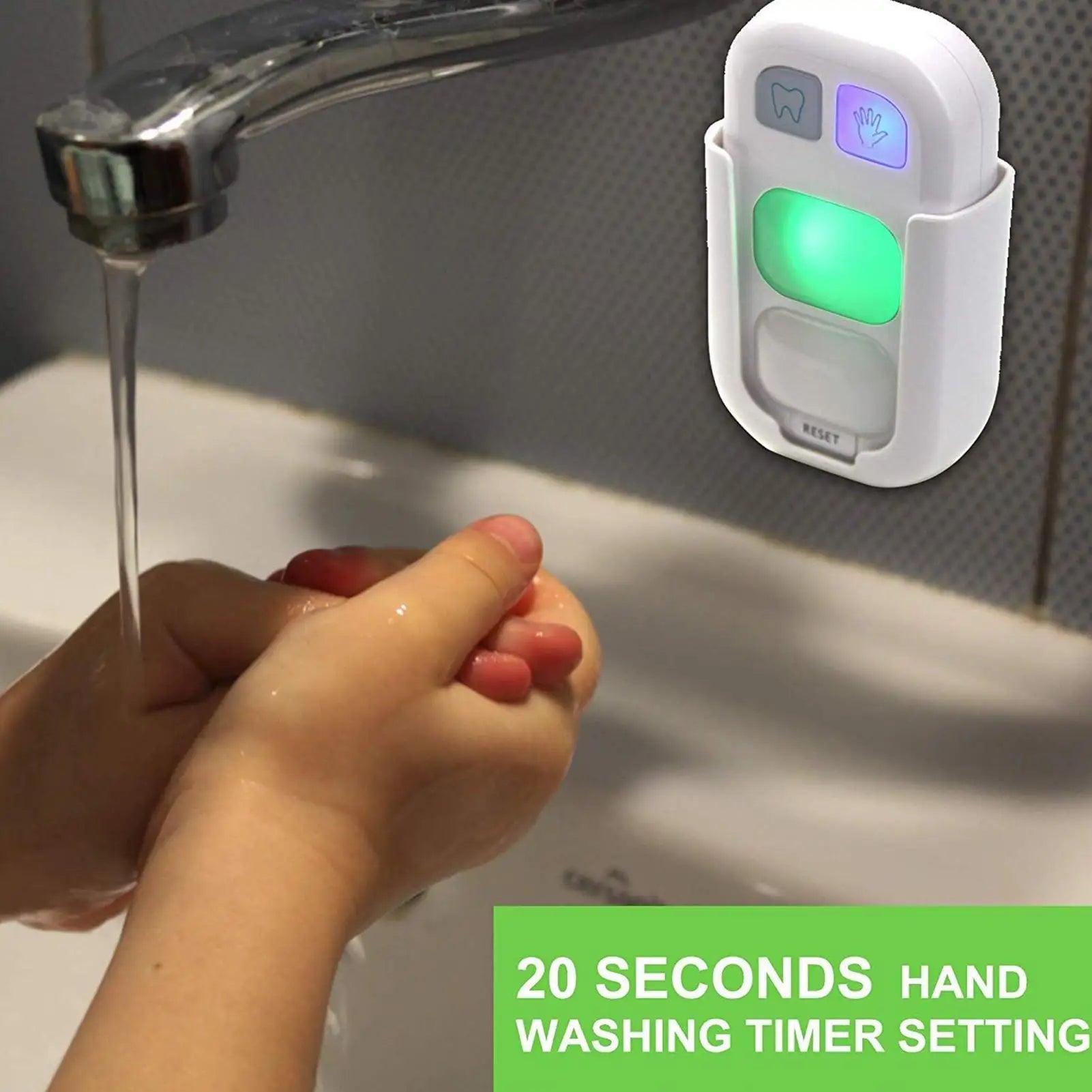 Kinder Zahnbürste Timer, Badezimmer, Handwaschen Timer mit LED Farblicht, Kinder Hygiene Trainingsgerät