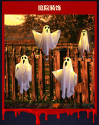 Halloween Party LED Glow, Ghost Home Indoor Outdoor Dekoration, Lieferungen 2024, Spukhaus Bar Hängende Horror Requisiten mit Lichtern