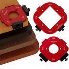 4-in-1-Positionierungsschablone für Bogenwinkel, Fräservorlagen R10-R50, Holzbearbeitungsradius, Jig-Eckenradius, wiederverwendbare Positionierungswerkzeuge