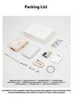 TELESIN LIENE Mini-Fotodrucker Zink, tintenfrei, 300 dpi, kabellos, Bluetooth, tragbarer Foto-Waschautomat mit APP für selbstgemachte Bilder und Geschenke