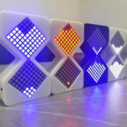 Elektronische LED-Sanduhr im Cyber-Stil, 1–30 Min. Timer mit Schwerkrafterkennung, DIY digitale Sanduhr, Technologie, Sinn für Heimdekoration