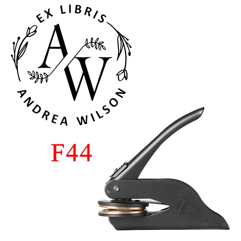 Embosser-Stempel, Logo, individuelle Hochzeit, Bibliothek, Buch, private Siegel, individuelle Anpassung, Umschlag, Party-Einladung, Prägestempel, DIY