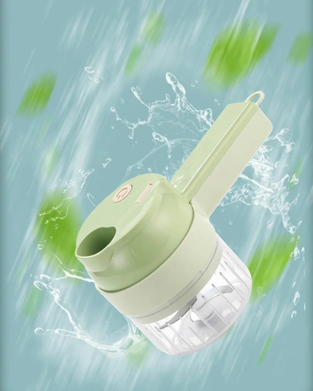 Elektrischer Gemüseschneider-Set, handgeführt, kabellos, Knoblauchstampfer, Lebensmittelzerkleinerer, Fleischwolf, Maschine, Schälen, Scheibe, Küchenzubehör