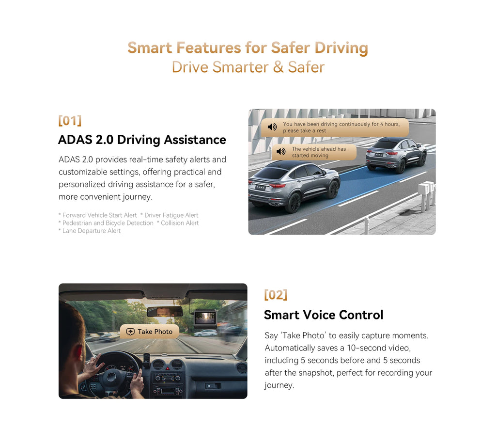 2025 neue DDPAI 4K Dash Cam Z60 Pro Unterstützung Vorne und Hinten Innen Auto Kamera SONY STARVIS2 678 Sensor 5GHz Wi-Fi ADAS 4G Auto DVR