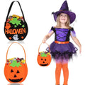 Halloween-Süßigkeitsbeutel, 2 Stück Halloween Süßigkeiten Tasche, Halloween Kürbis Tasche,