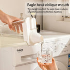 Boîte de rangement hermétique de 2 300 ml pour lessive en poudre, avec couvercle, pour céréales et eau de Javel, avec étiquettes
