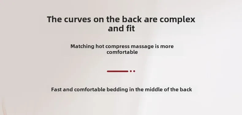 Ganzkörper-Massagematte mit Airbags, Dehnungsheizung, 3D-Entspannung der Lendenwirbelsäule, Rückenmassagegerät, PU-Leder, tragbar und tragbar