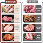 Fleischschneider, Hackmesser, Küchenmesserset zum Fleischschneiden, Zerkleinern, manueller Frischfleischschneider, Lebensmittelschneider für Rindfleisch