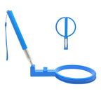 Faltbarer Hundekot-Aufheber aus Edelstahl – Kein Bücken, Kontaktlos, 90cm | Für Kotbeutel ab 23cm | Gassi & Reisen | Blau