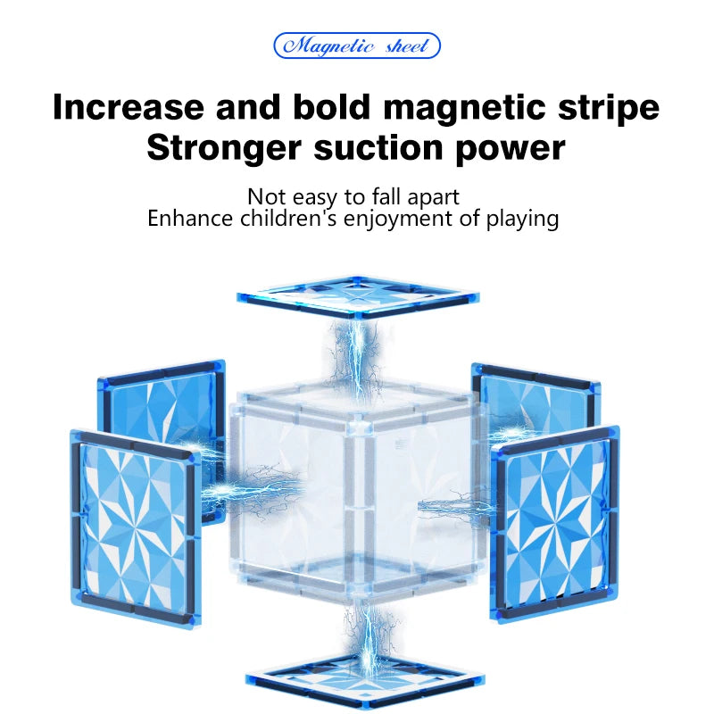 Kinderspielzeug, magnetische Fliesen, Frozen-Set, Klassenzimmer-Essentials, Magnet-Bauspielzeug für Kleinkinder, Vorschule, Montessori-Lernspiele für