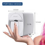 Original mobiler Nageldrucker 3D professioneller digitaler Nageldrucker Artpro Nagellackdrucker für Nagelstudio und Personen