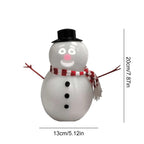 Schneemann-Musikprojektor, sprechender animierter blinkender Schneemann mit eingebautem Projektor und Lautsprecher, Weihnachtsspielzeug, Schlafzimmerdekoration