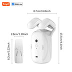 Tuya Smart Wifi Vorhangroboter (mit Gateway), Raffgardinenstange