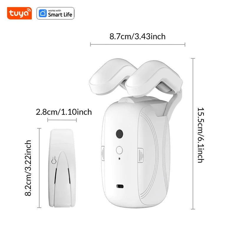 Tuya Smart Wifi Vorhangroboter (mit Gateway), Raffgardinenstange