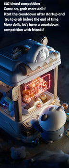 Große Größe DIY Puppe Maschine Kinder Münze Betrieben Spielen Spiel Mini Klaue Fangen Spielzeug Kran Maschinen Musik Puppe Kinder Weihnachten Geschenke Spielzeug