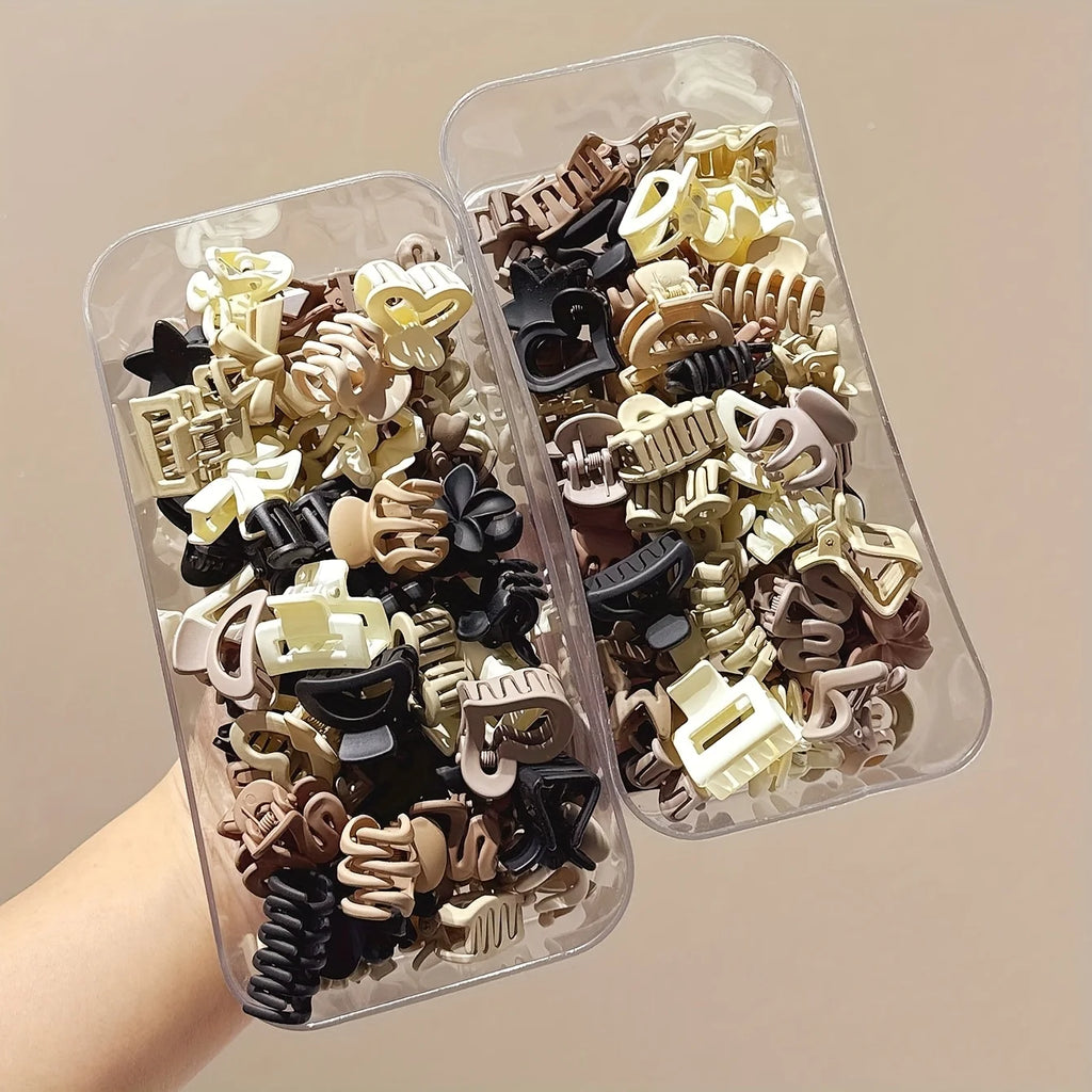 5/10/20/30 Stück beige gemischte Packung kleine Clips, süße Mädchen-Accessoires – perfekt für den täglichen Gebrauch, besondere Anlässe oder Reisegeschenke