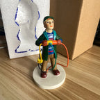 Weihnachtsschmuck Geschenk Alter Mann Auto Haus Harz Kleine Weihnachtsstatue Griswold Villa Home Desktop Figur Gartendekorationen