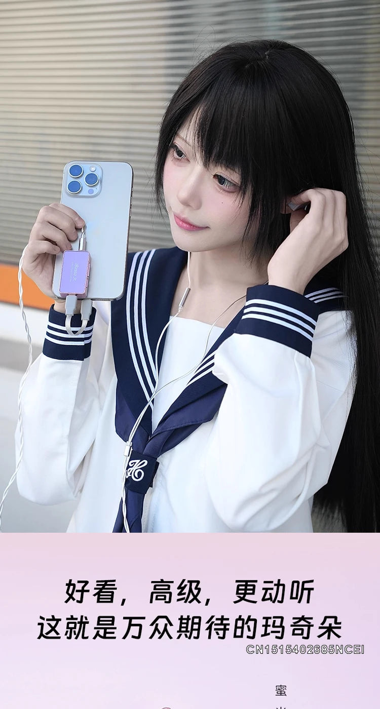 【Zuno Choice】iBasso Macchiato Kopfhörerverstärker, tragbarer DAC-AMP, Typ C, Dual CS43131-Chips, DSD256X 2, unterstützt 3,5-mm-Mikrofon für PC