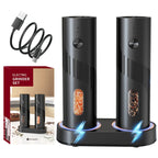 110 ml wiederaufladbare elektrische Salz- und Pfeffermühlen-Schüttler, USB, automatisch einstellbare Grobheit, Gewürzmühlen für Küchenhelfer