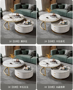 Trendige nordische Couchtische, moderne Aufbewahrung, luxuriöse, einfache, ästhetische Couchtische, einzigartige antike Kaffee-Tische, Hotelmöbel