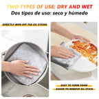 Magisches Reinigungstuch, Mehrzweck-Reinigungstuch aus Draht, innovatives Geschirrnetz, Handtuch für das Geschirrspülgitter in der Küche