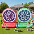 Aufblasbares Klebedart-Wurfspiel – Familien-Gartenspiel für Kinder & Erwachsene | PVC